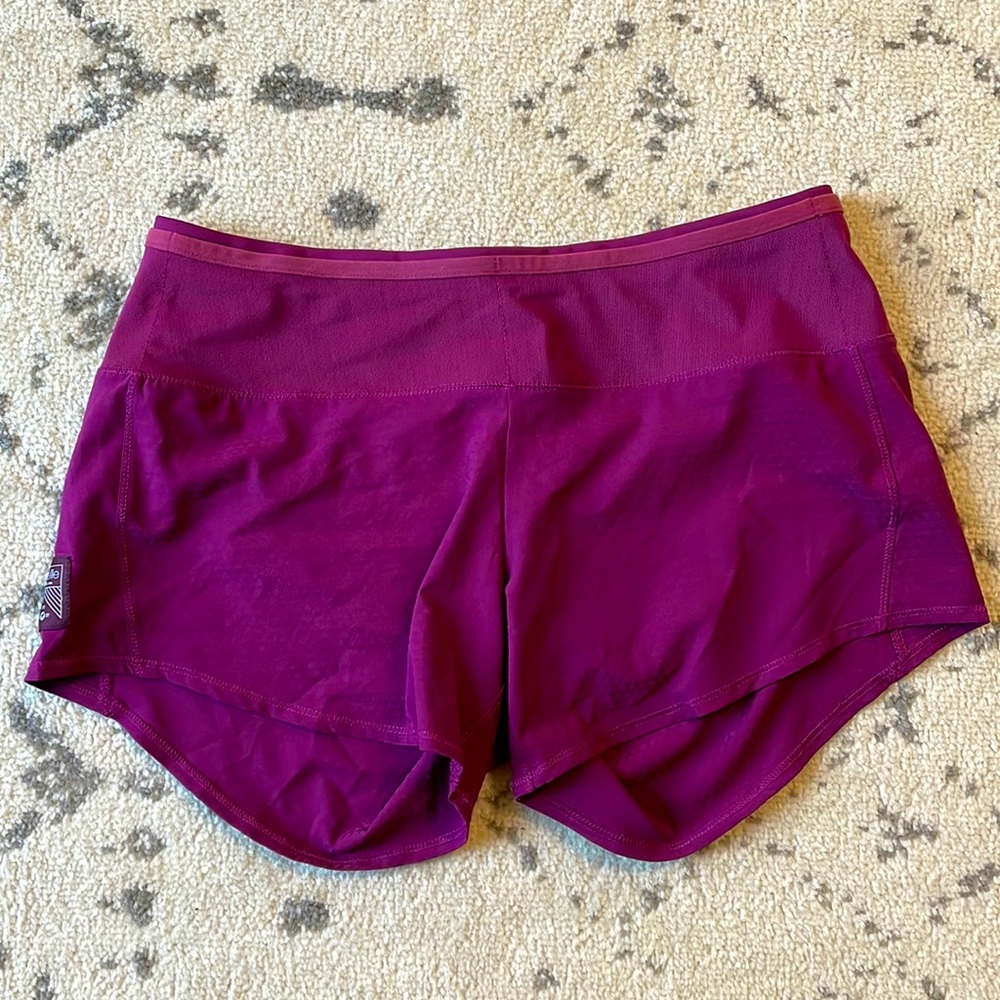 Oiselle Toolbelt Mac Roga Shorts - Size 4